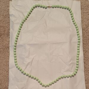 Elegant Green Beaded Necklace